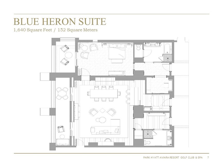 Blue Heron Suite Floorplan